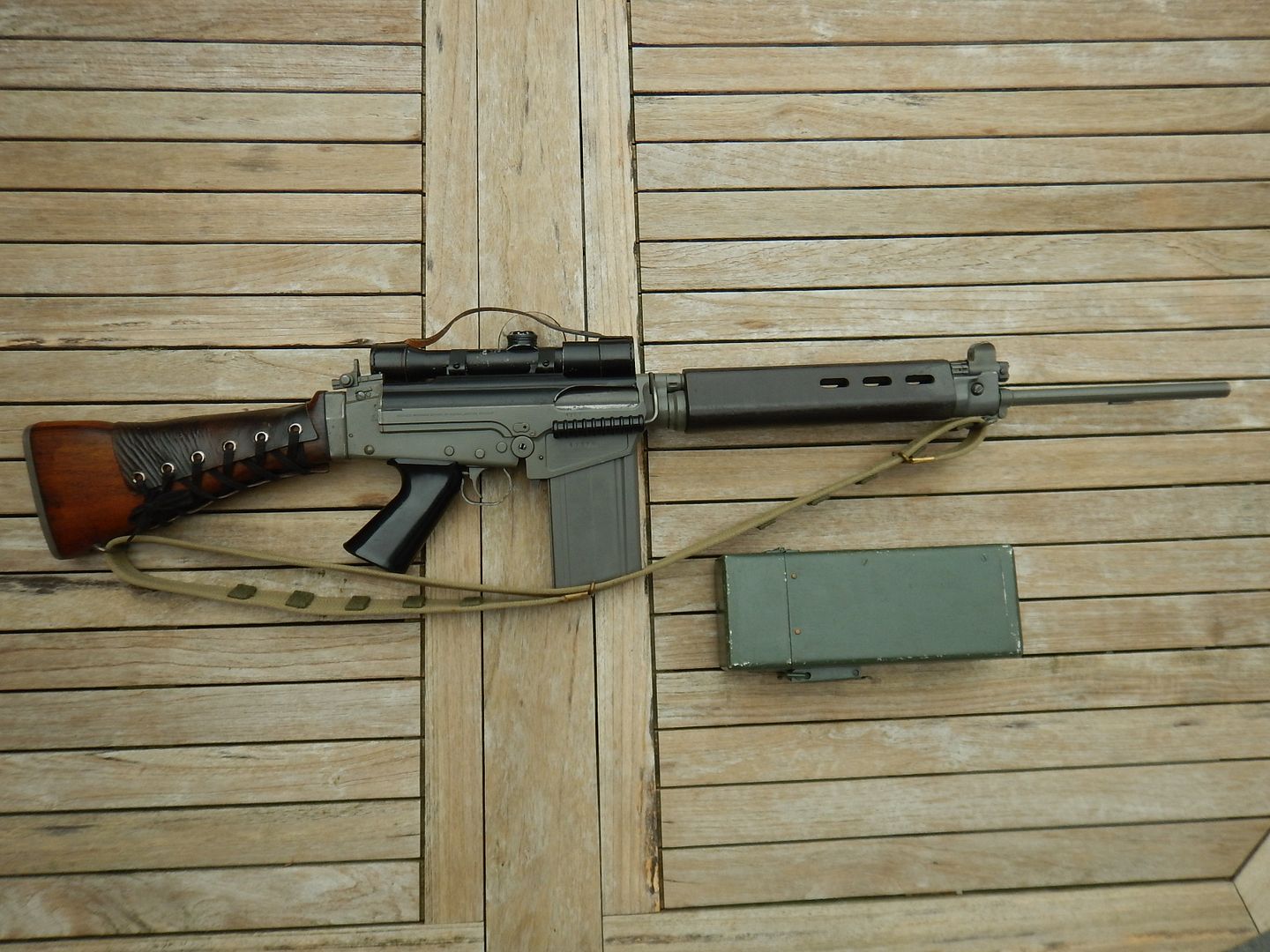 Original Fn Fal M2 Belgian Army Sniperscope Oip4x Fn Herstal Firearms